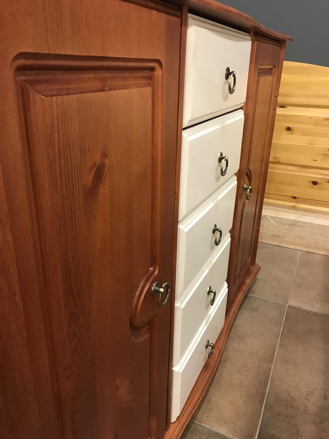 Комод с 5 ящиками массив сосны Айно №2