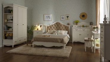 Кровать Айно №18 с мягким изголовьем 1200х2000