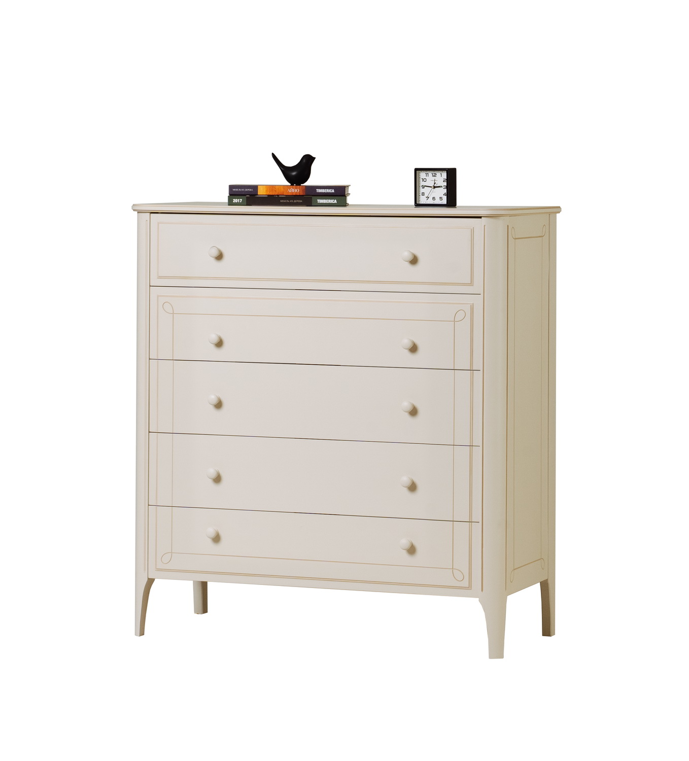 Комод 5 ящиков массив Бетти №7