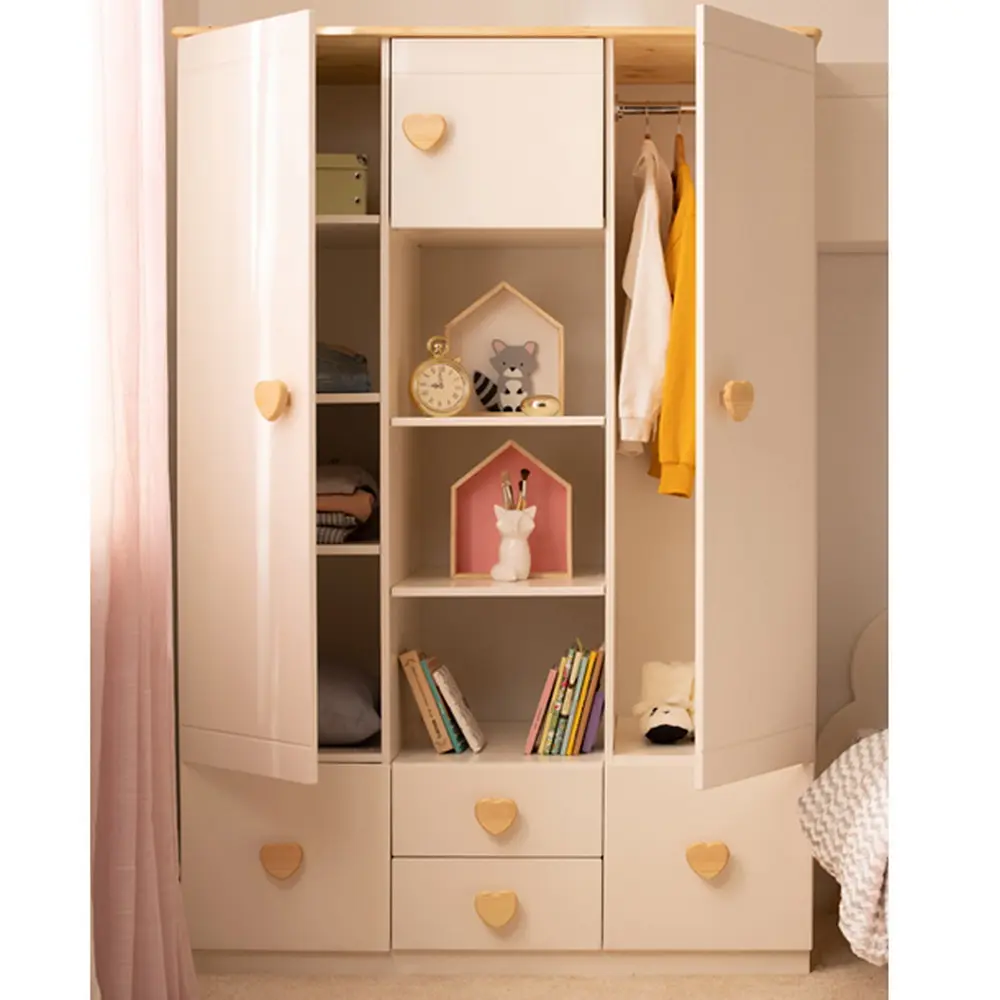 Шкаф с 4 ящиками детский массив сосны ТК №1 3-ств.