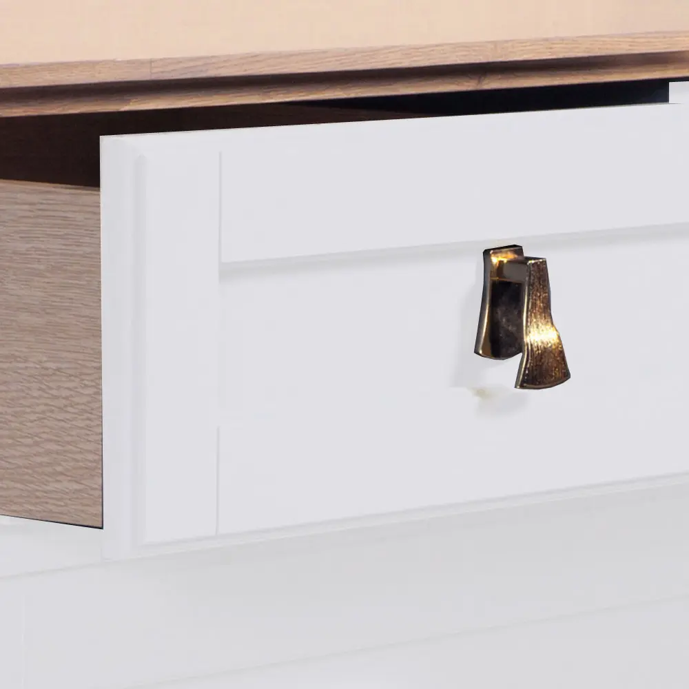 Комод Талья ГМ 6563, белый/натуральный дуб