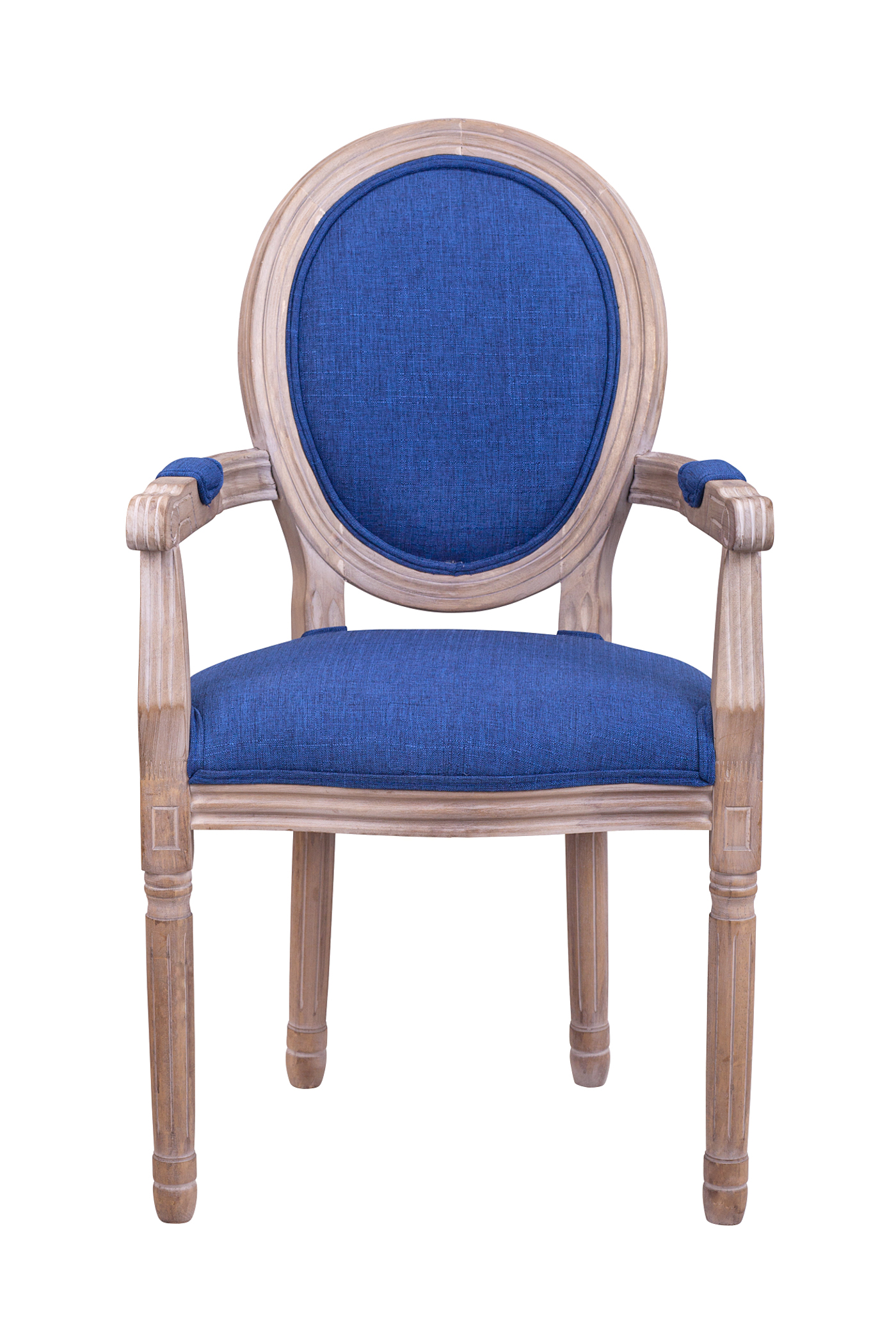 Мягкий стул с подлокотниками Volker Arm Original Blue