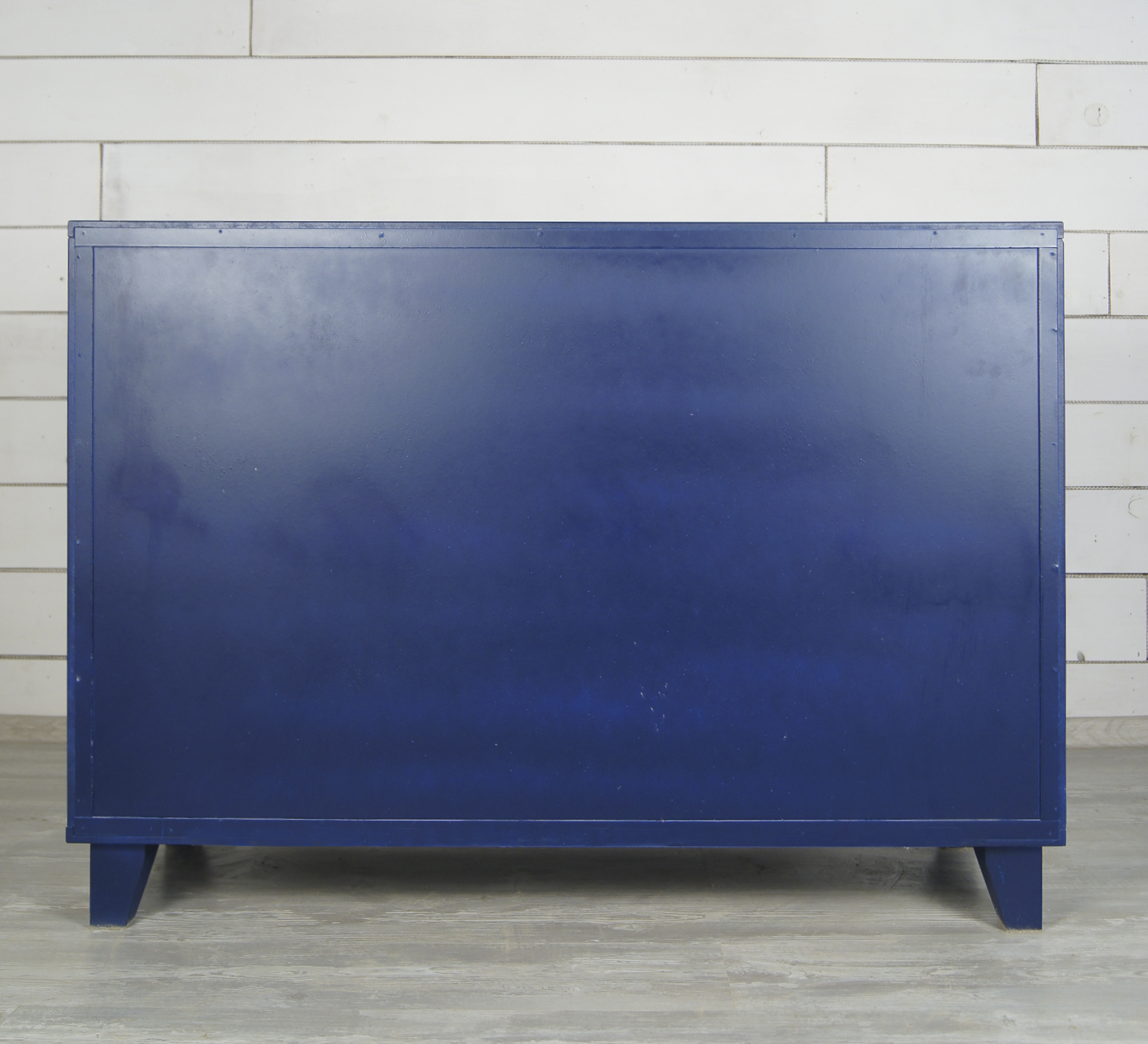 Синий комод массив «Emerald» 3 ящика