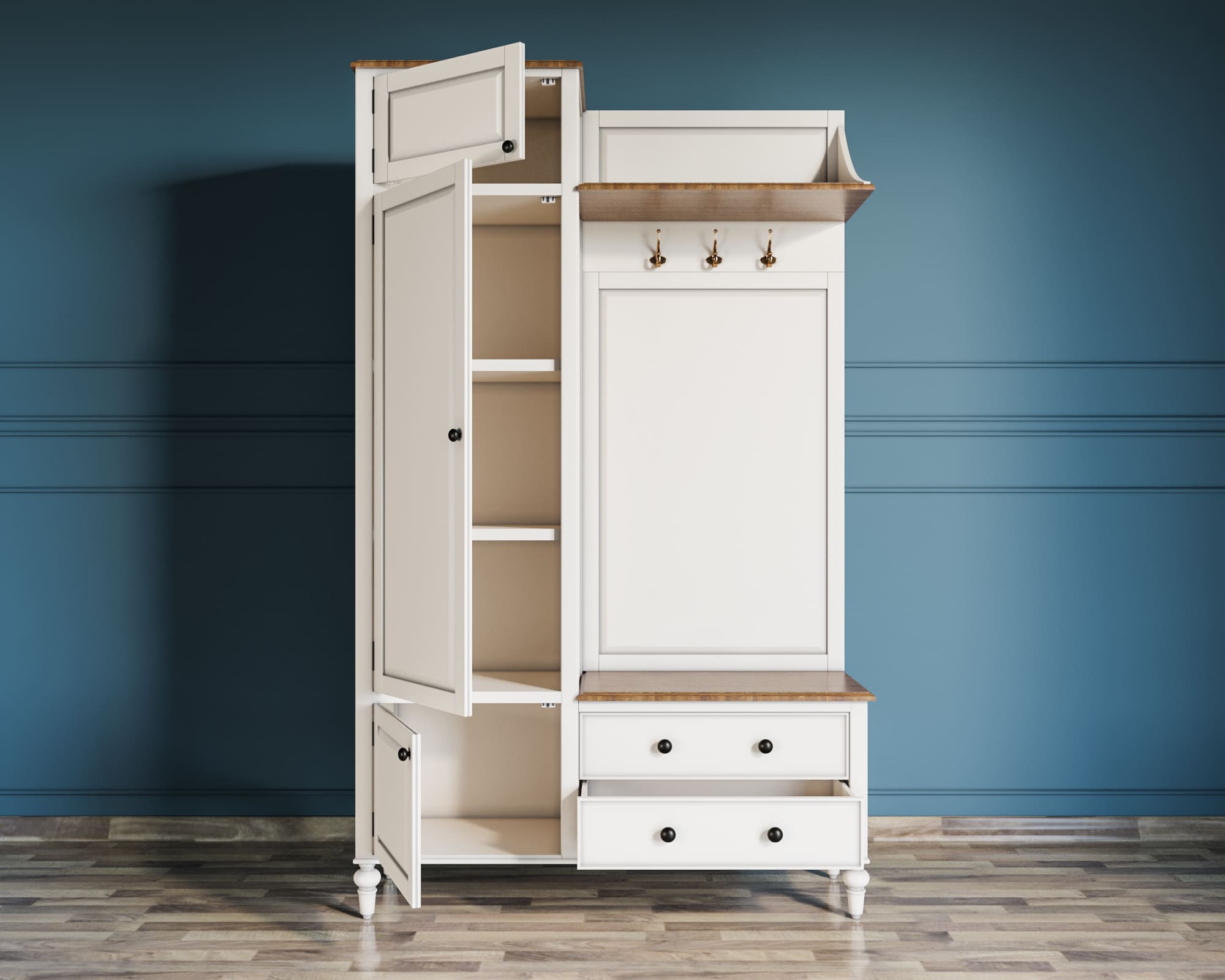 Прихожая-шкаф 2 ящика "Odri"