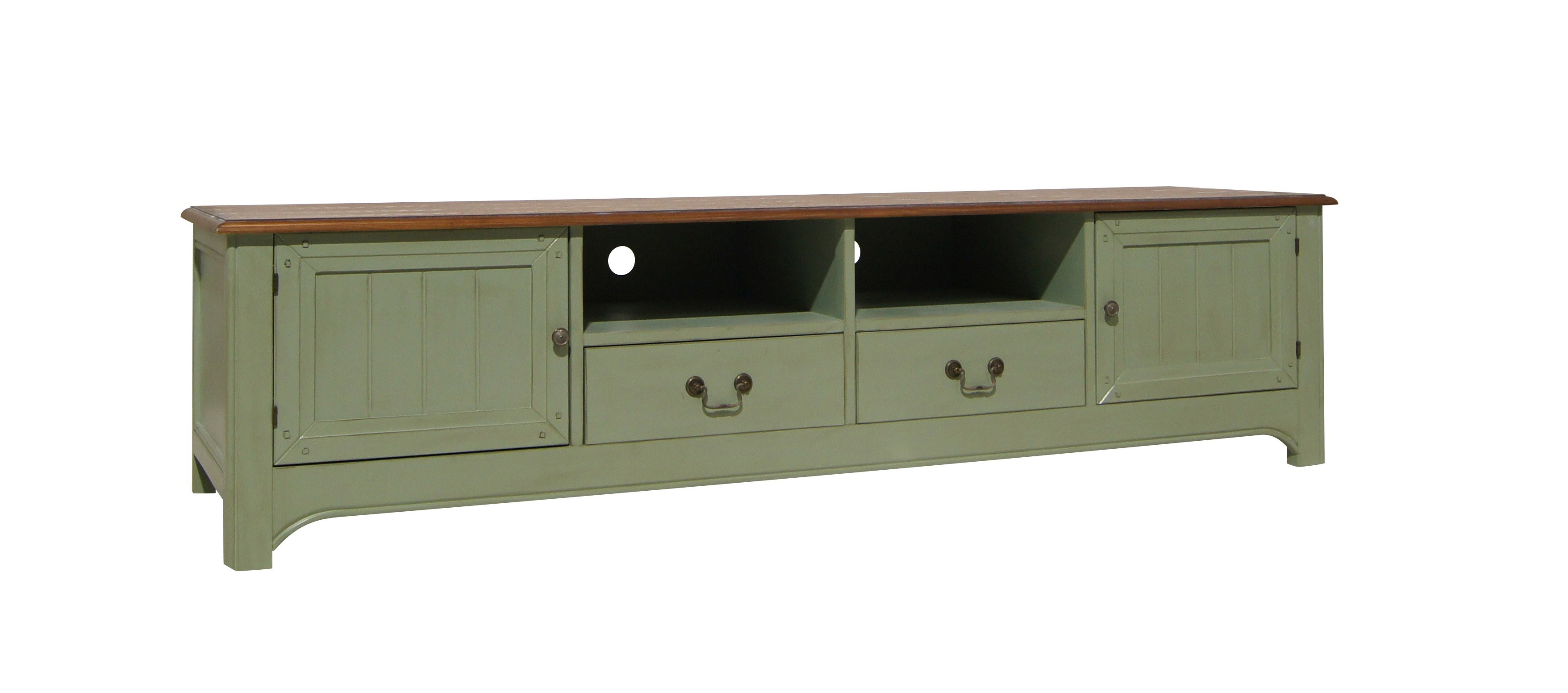 Консоль массив 2 ящика "Olivia" под TV удлиненная