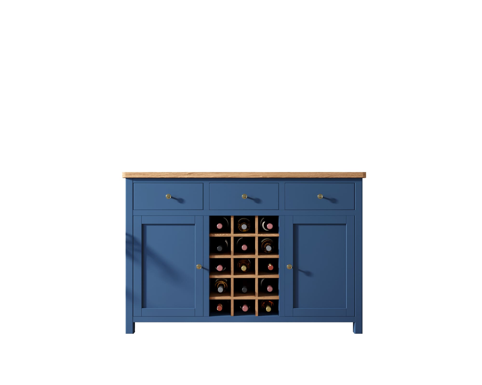 Винный шкаф с 3 ящиками дерево "Jules Verne"