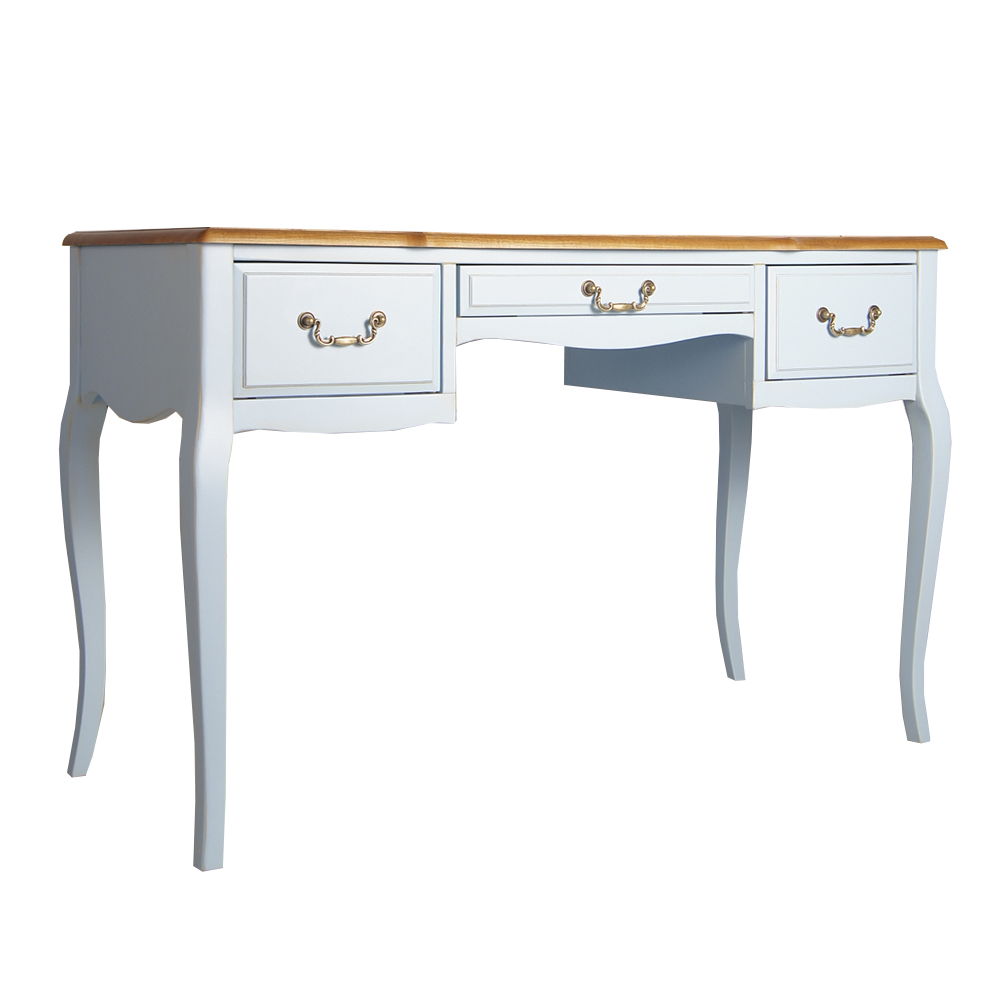 Стол письменный с 3 ящиками "Leontina Blue"