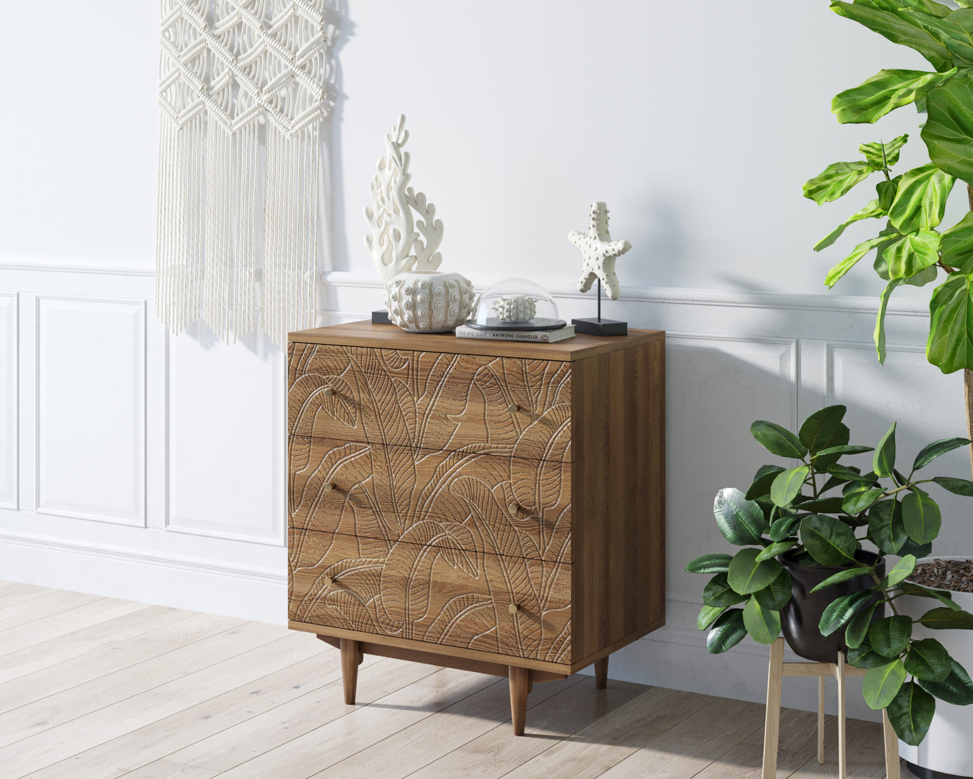 Комод "Boho" 3 ящика джангл