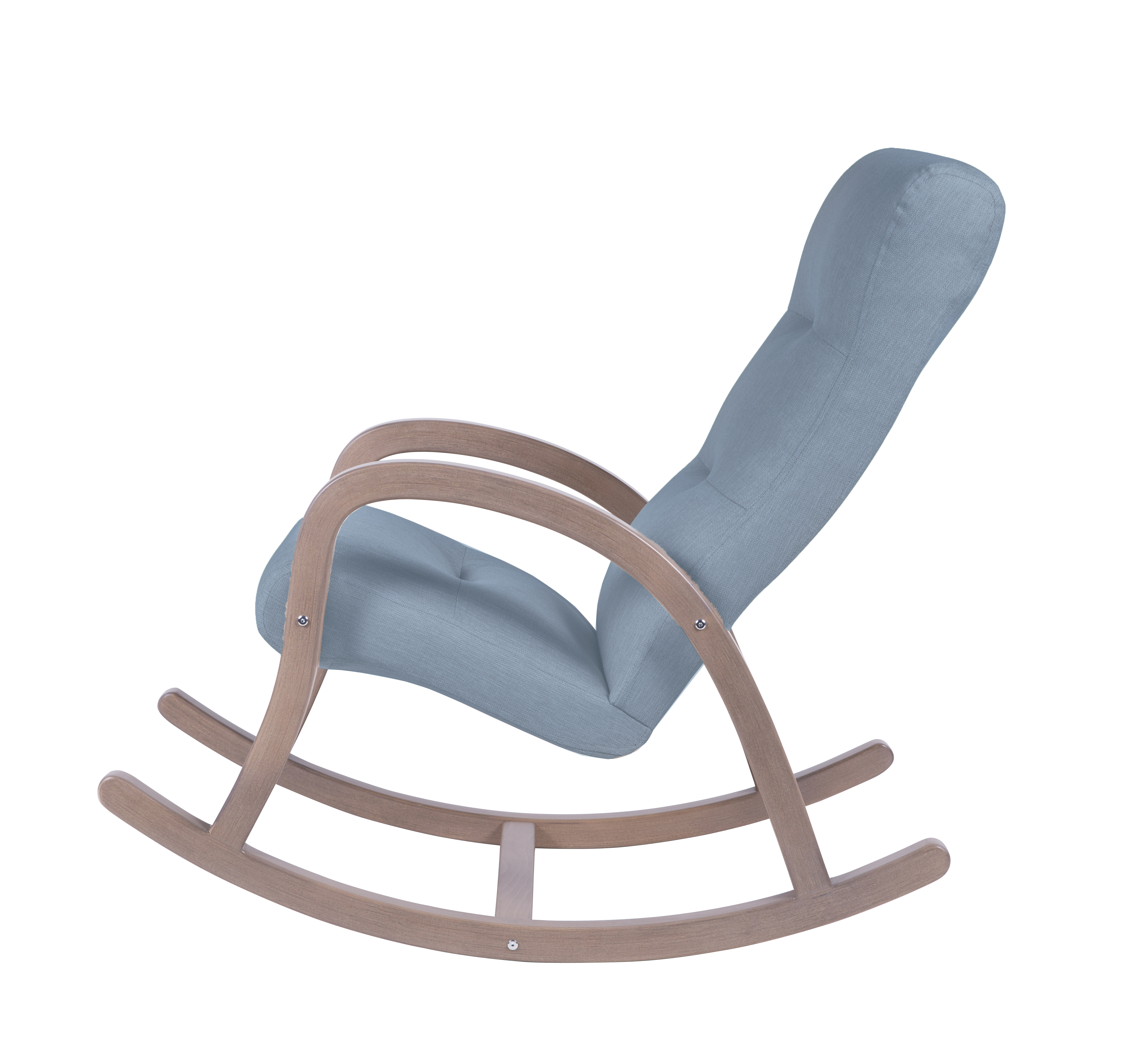 кресло-качалка Камея фреш 11 голубой каркас Шимо