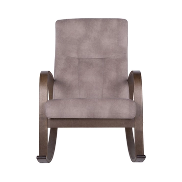 Кресло-качалка Ирис  Крем-брюле каркас  Орех