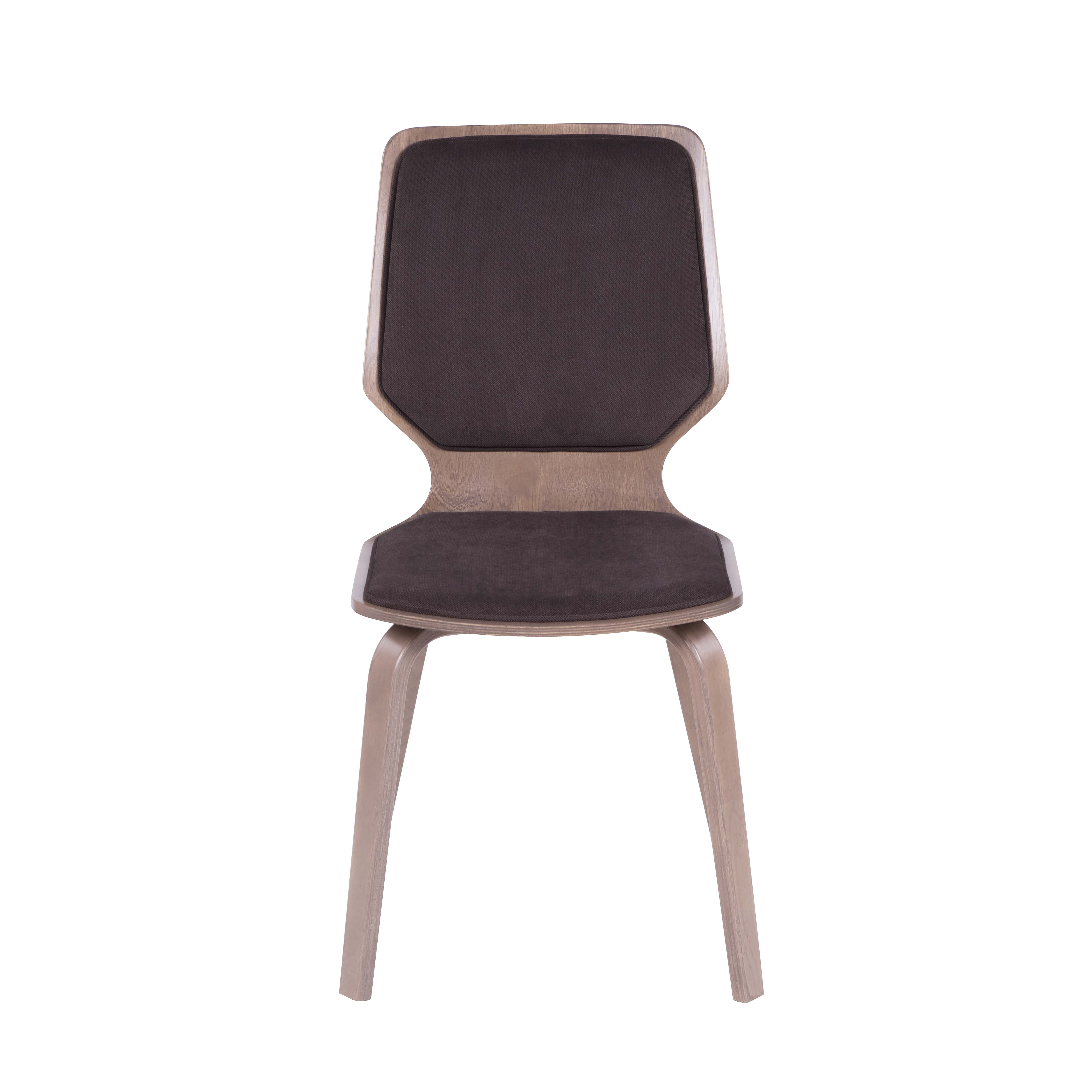 стул Бертран Грей браун каркас Шимо