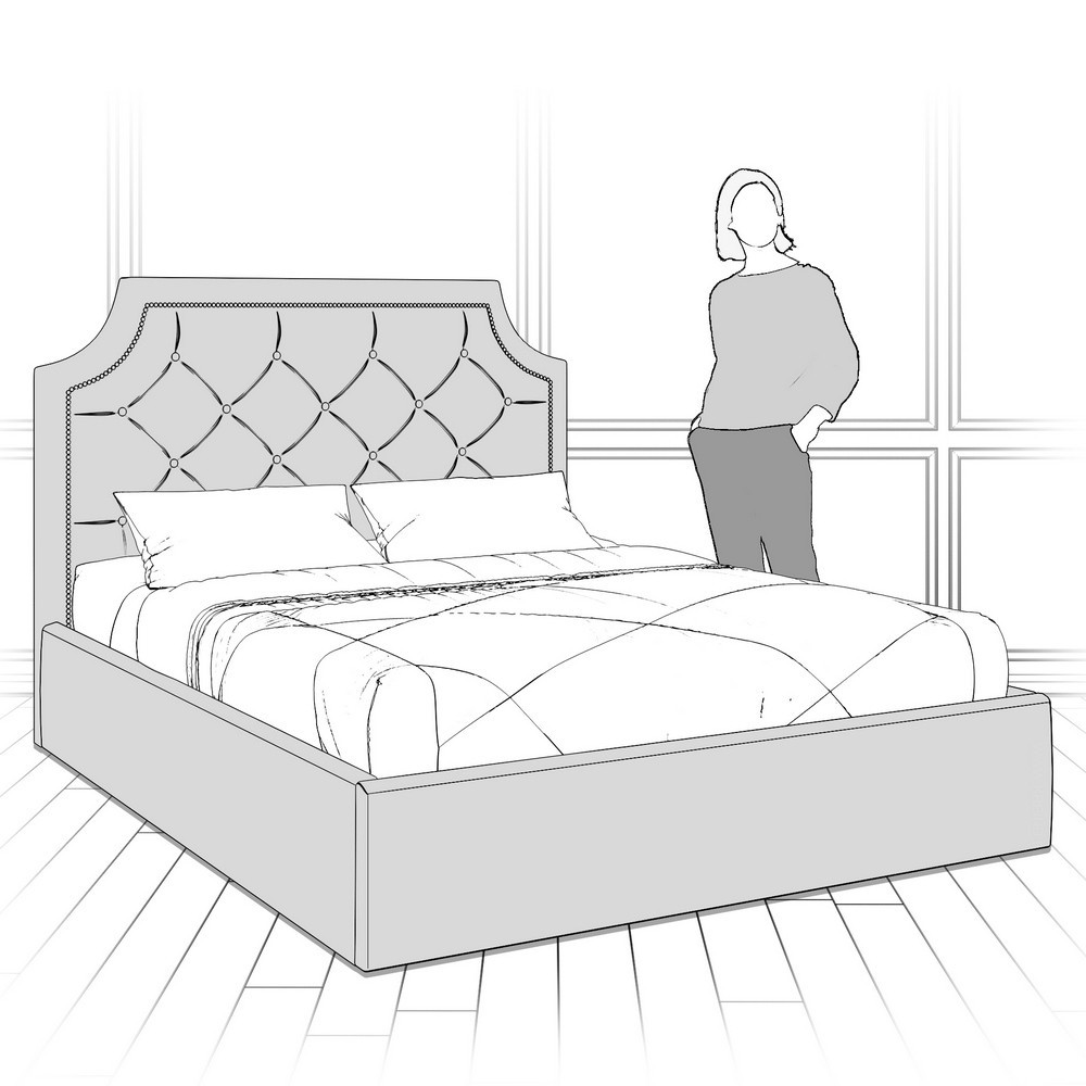 Кровать с подъемным механизмом K09Y-1200-N-B12