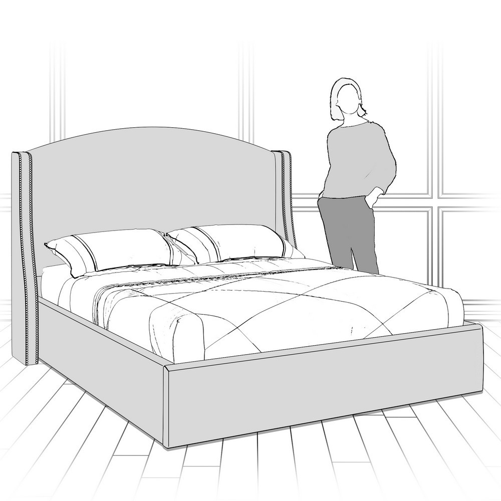 Кровать с подъемным механизмом K10-1600-N-0402