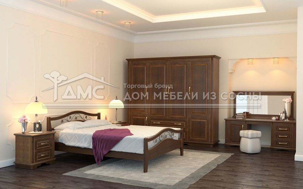 Кровать Алиса (ковка) 2000х2000
