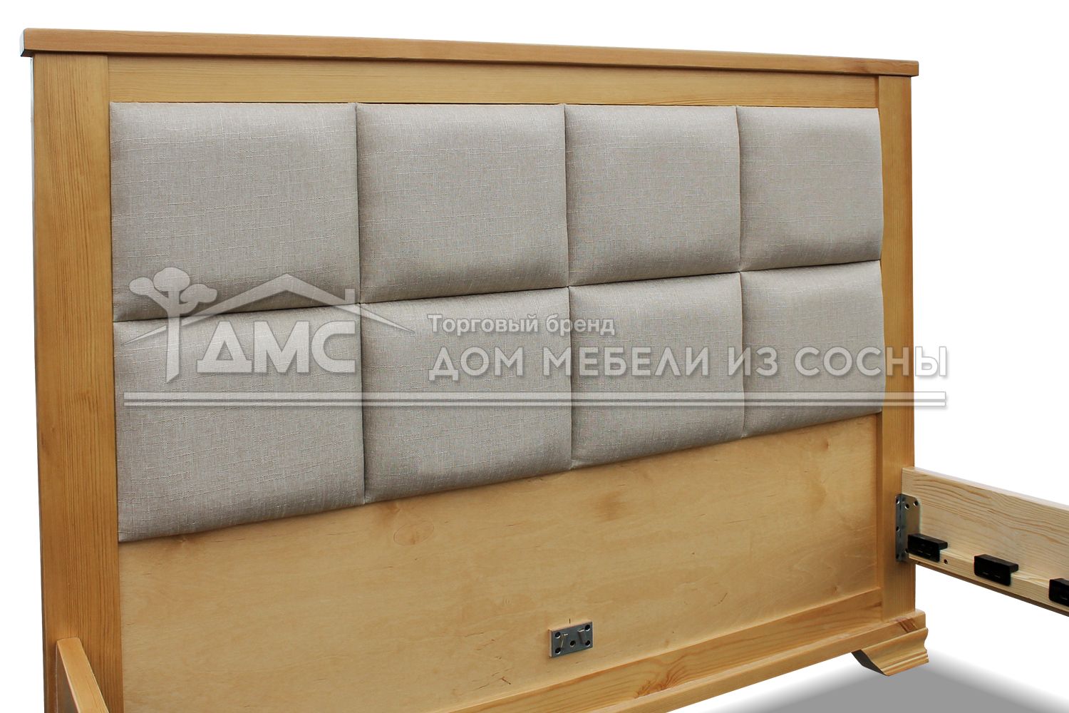 Кровать Классика с мягкой вставкой 2000х2000