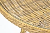 "Эспреззо" плетеный круглый стол, диаметр 80 см, цвет соломенный