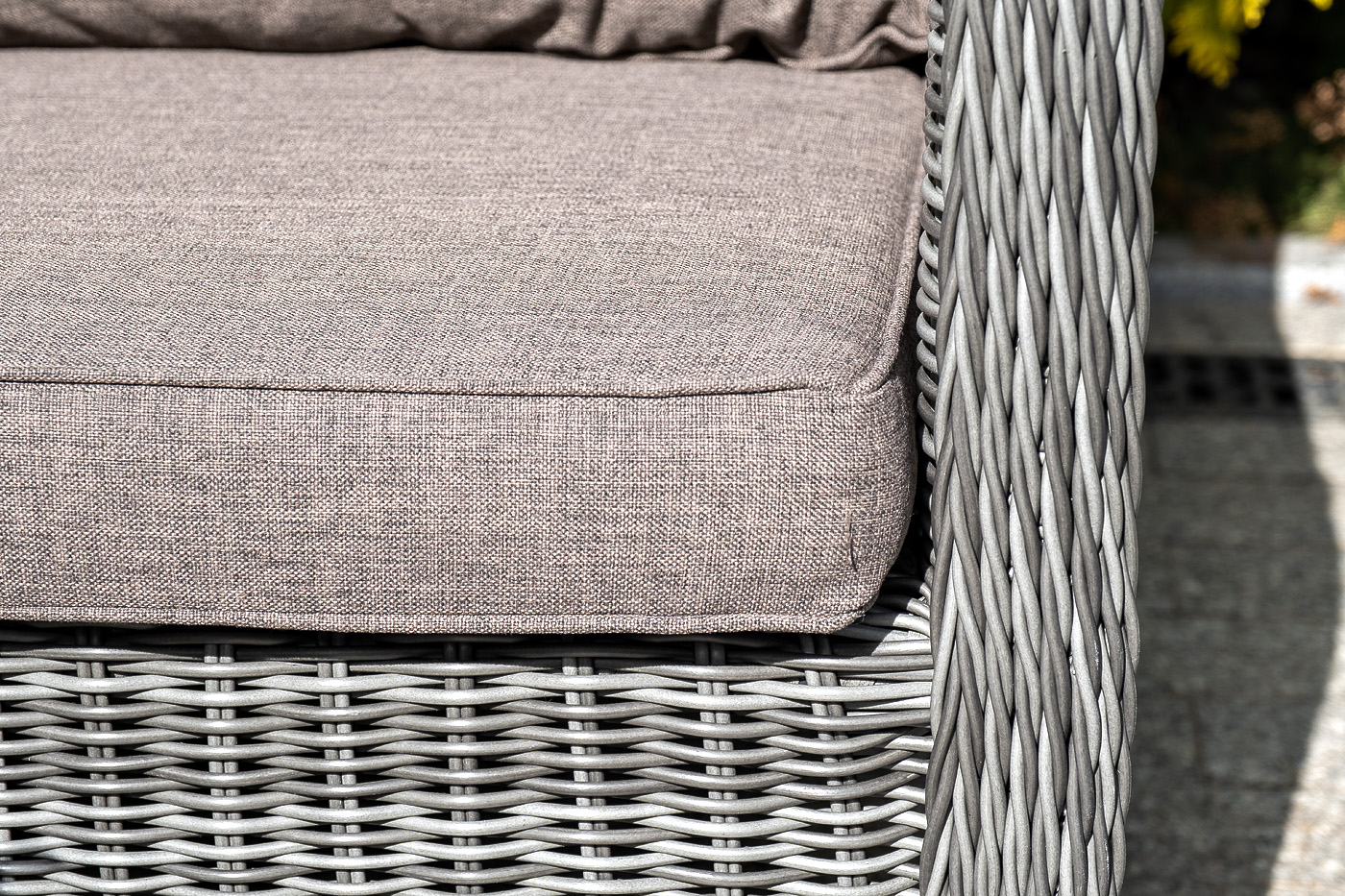 "Глиссандо" лаунж-зона из искусственного ротанга, цвет графит