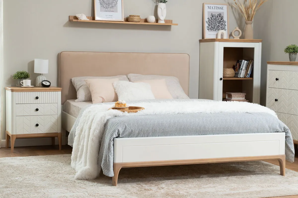 Кровать мягкая двуспальная Грета №6 1400х2000