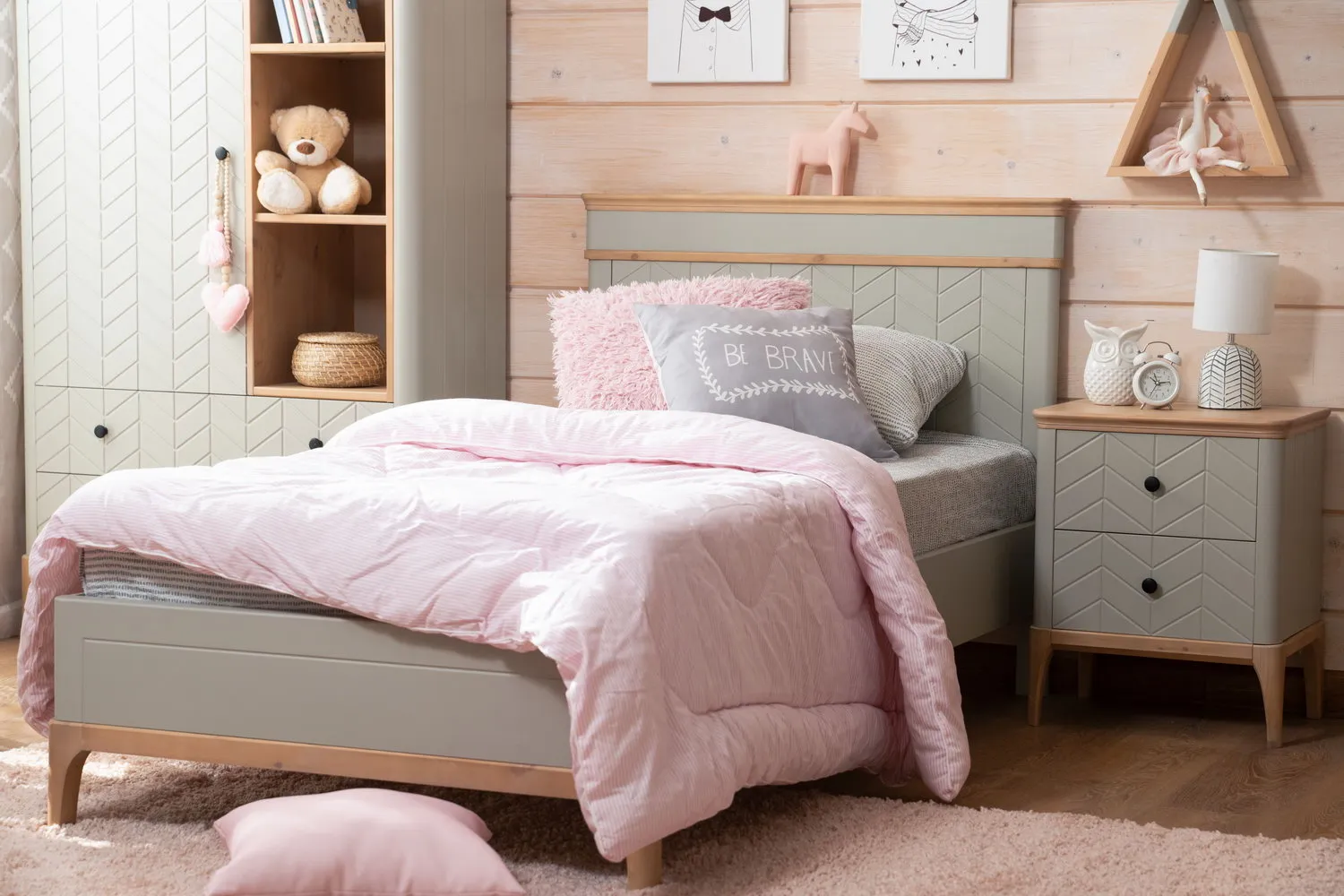 Кровать деревянная Грета №8 1200х2000